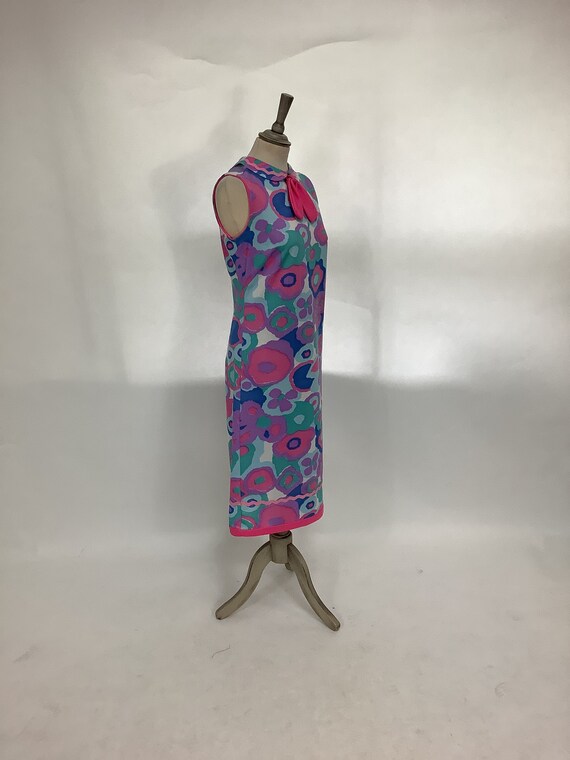 Vintage 1960s handmade dress psychedelic kitsch s… - image 2