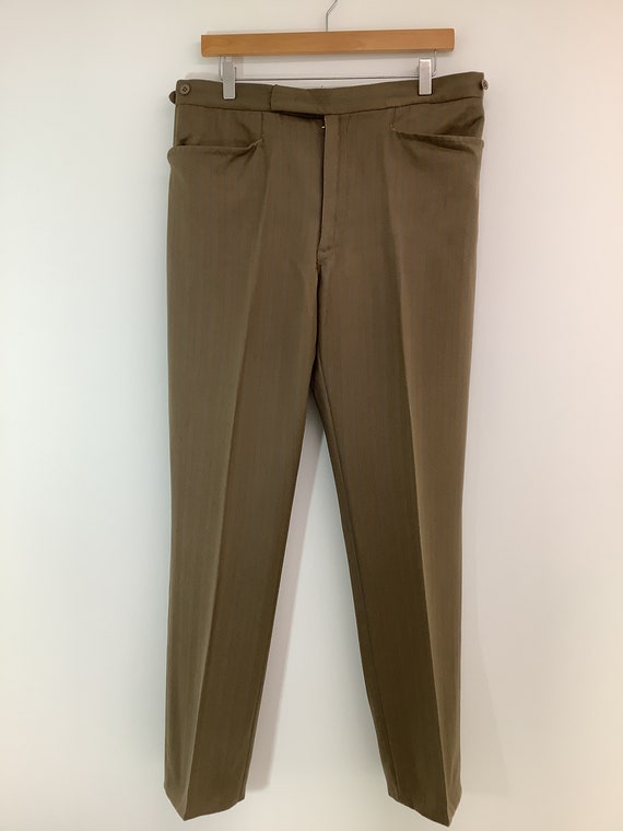 Vintage 70s tailored 3 piece suit mod pinstripe j… - image 7