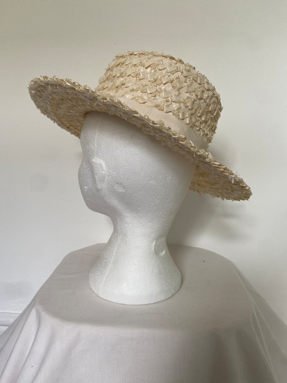 Vintage 1960s Gene Doris hat  New York cream raff… - image 7