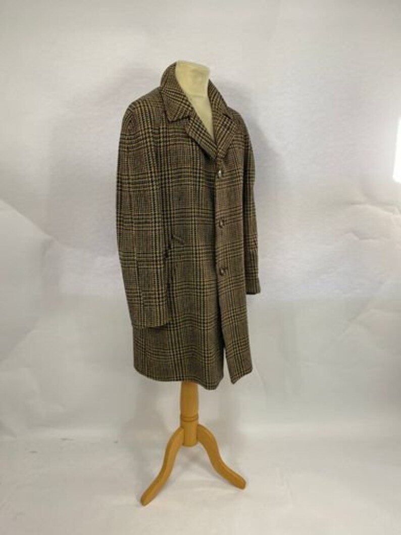 Vintage 1960s Kynoch Scottish Tweed Wool Crombie Overcoat V1 - Etsy