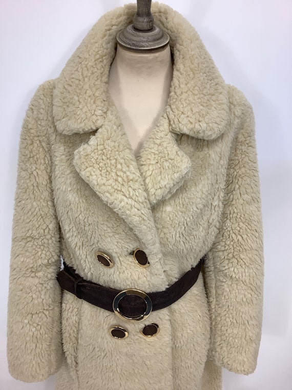 RARE Vintage 1970s Aqua-Wise teddy bear coat Knor… - image 6