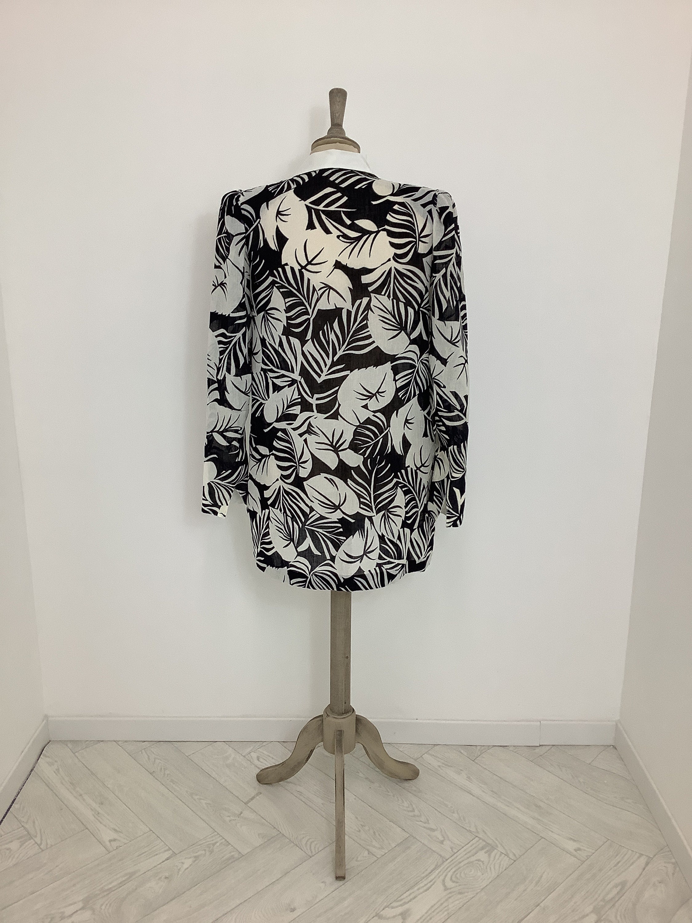 G4000 VINTAGE JACKET // 90's Funky Patchwork Pleated Floral