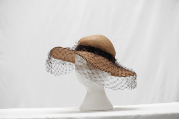 Vintage 1960s Diorling by Christian Dior straw hat