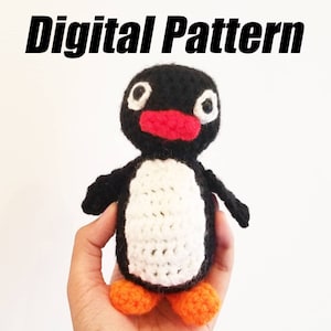 Pingu Penguin Crochet  **Pattern**