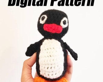 Pingu Penguin Crochet  **Pattern**