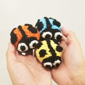 Colorful crochet ladybugs |  Pet toys  Props Decoration Nursery Gift Stuffed