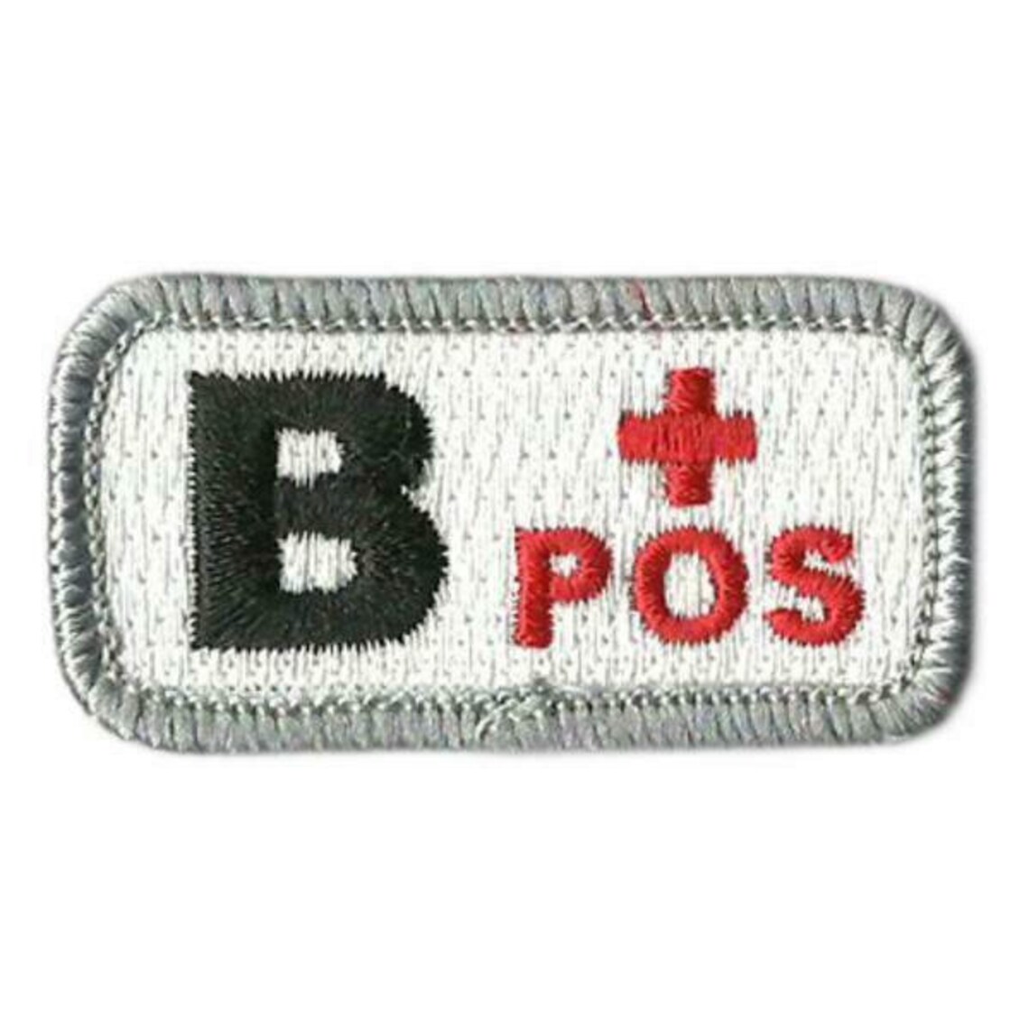 Patch Hook Fastener Compatible Patch Blood Type B Pos Full Etsy