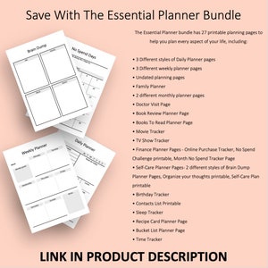 the best planner pages printable