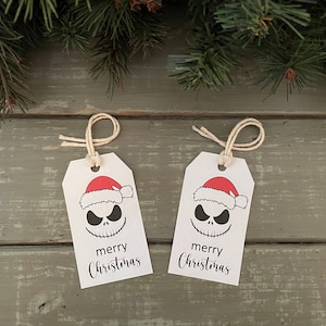 Merry Christmas gift tag, Printable, Digital Download