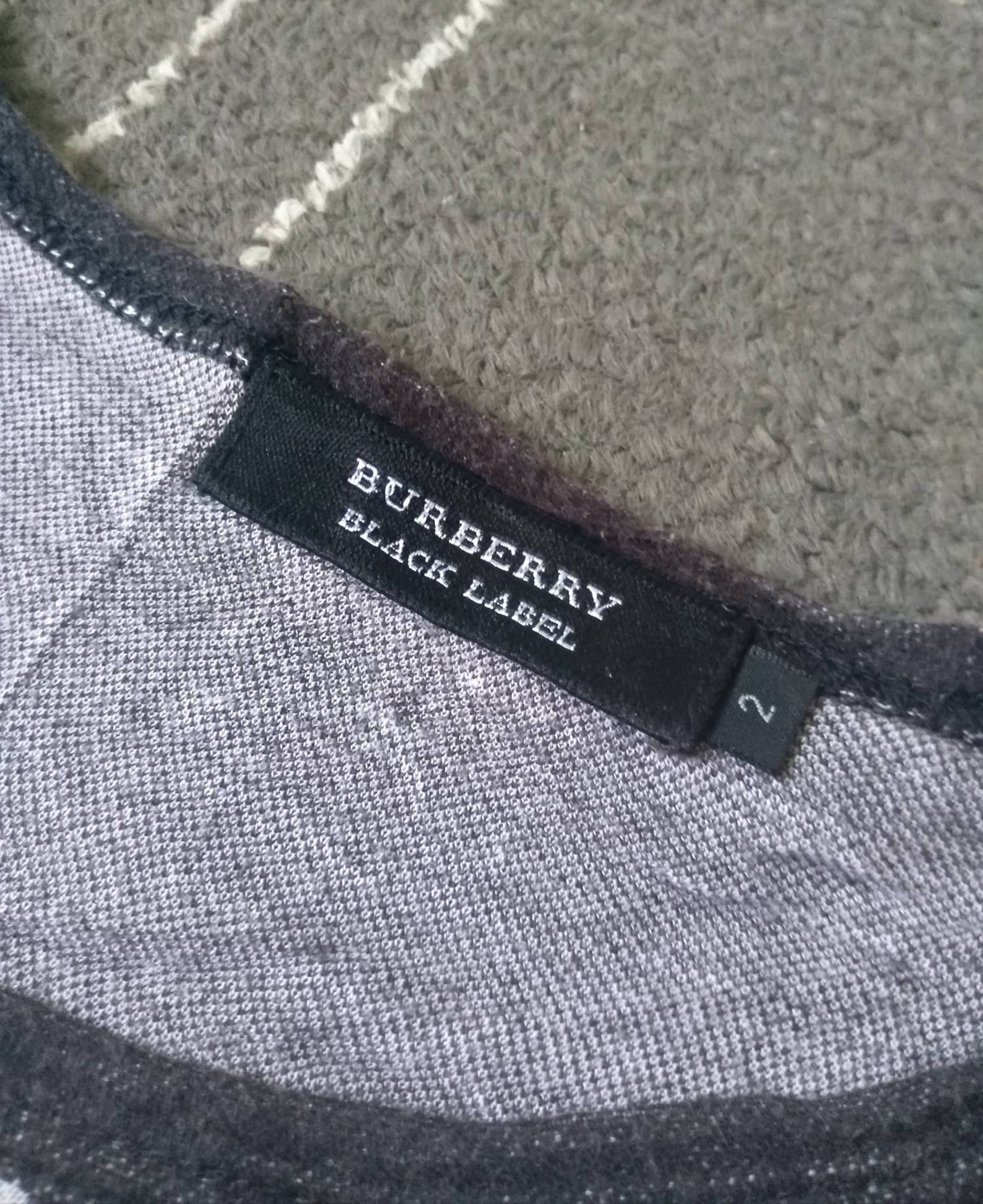 Burberry Black Label Tshirt Checked | Etsy