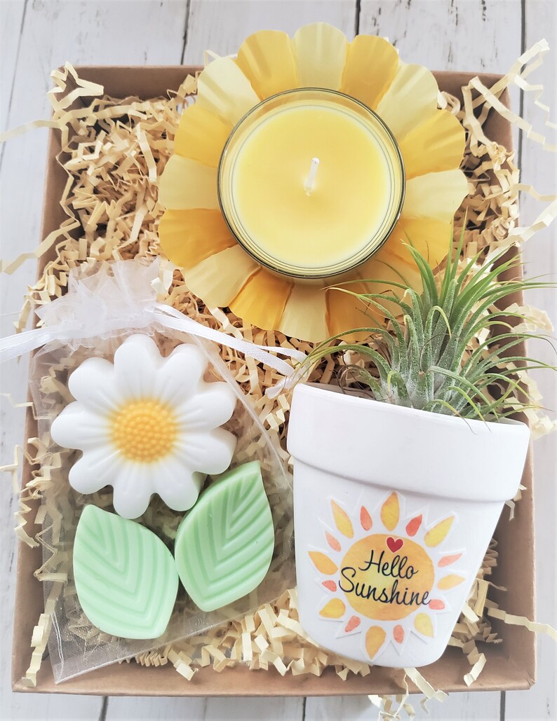 Sunshine Gift box Sending you a little sunshine happy Etsy