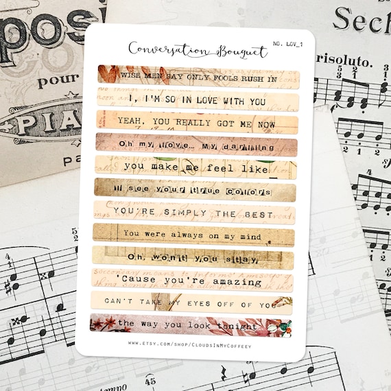  30 Sheets Small Talk Stickers Scrapbook Stickers Quote Stickers  for Journaling Sentiment Word Vintage Stickers for Junk Journal Planners  DIY Phrase Craft Notebook Envelope Collage Album : Arts, Crafts & Sewing