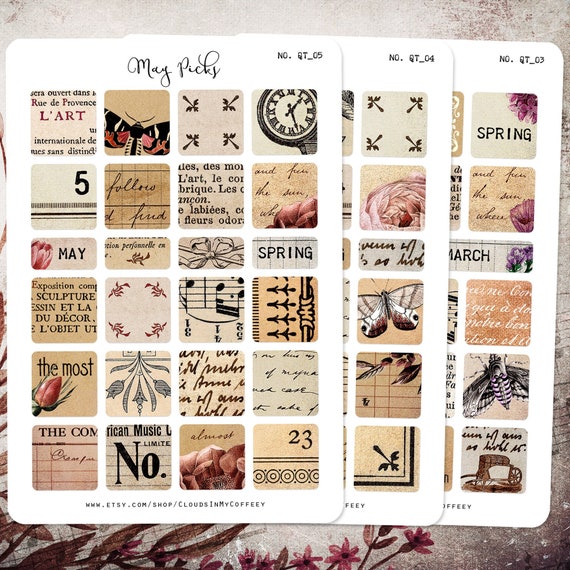 Eclectic Ephemera Planner, Journaling, Bujo, Journal Deco Sticker Junk–  Planner Press