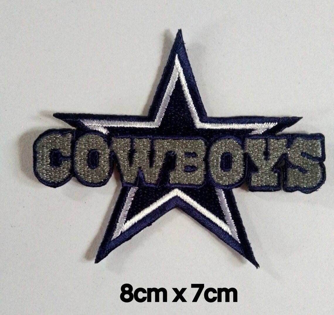 Dallas cowboys Sport Logo Patches Embroidery Iron on Sew on. Etsy