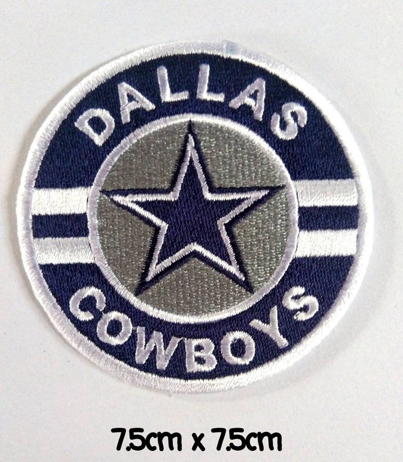 thumbnail image 2 of NFL Dallas Cowboys Embroidered Iron-On Patch – Single Unit 2 of 6