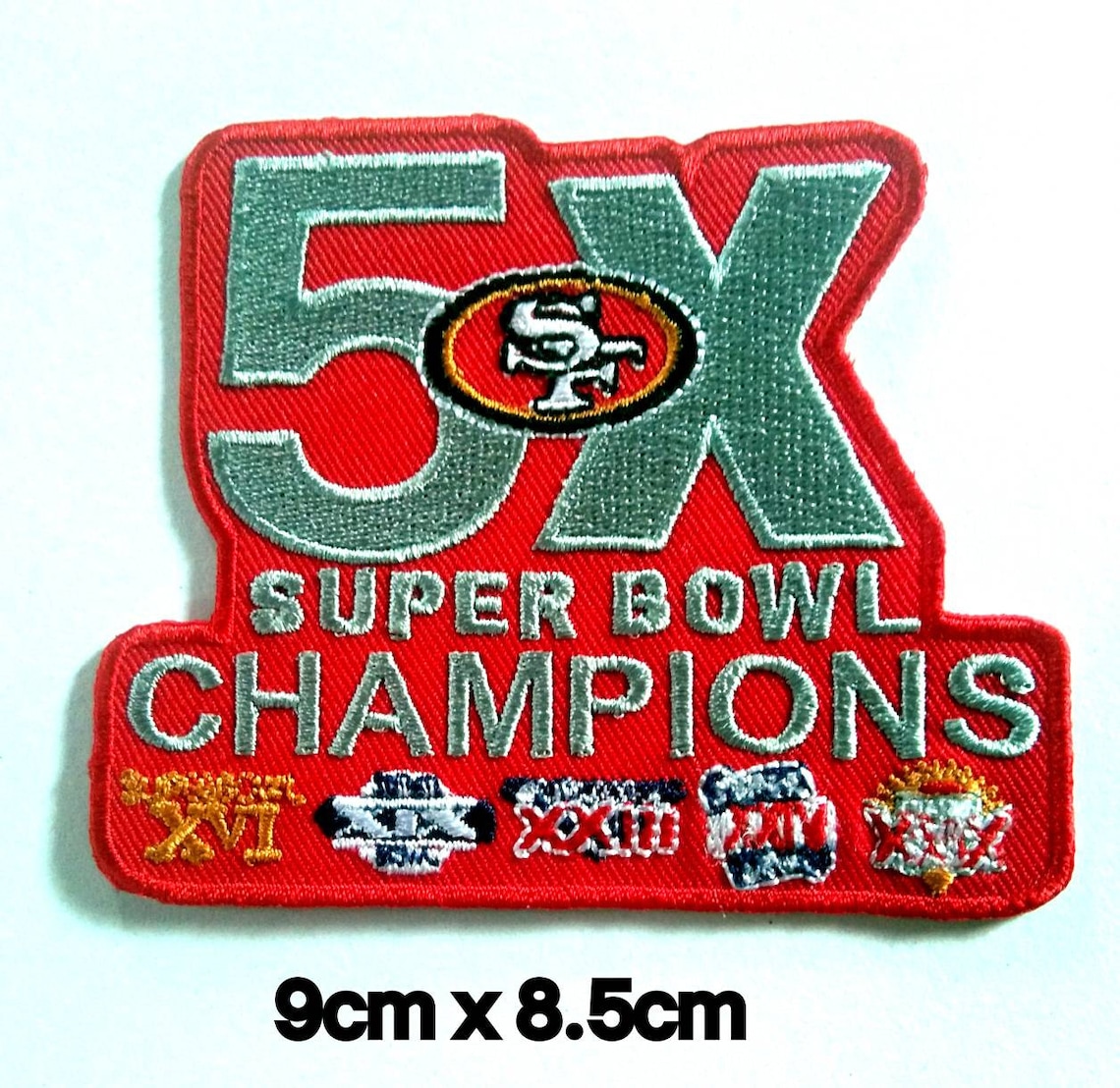 San Francisco49ers Sport Logo Patches Embroidery Iron on Sew Etsy