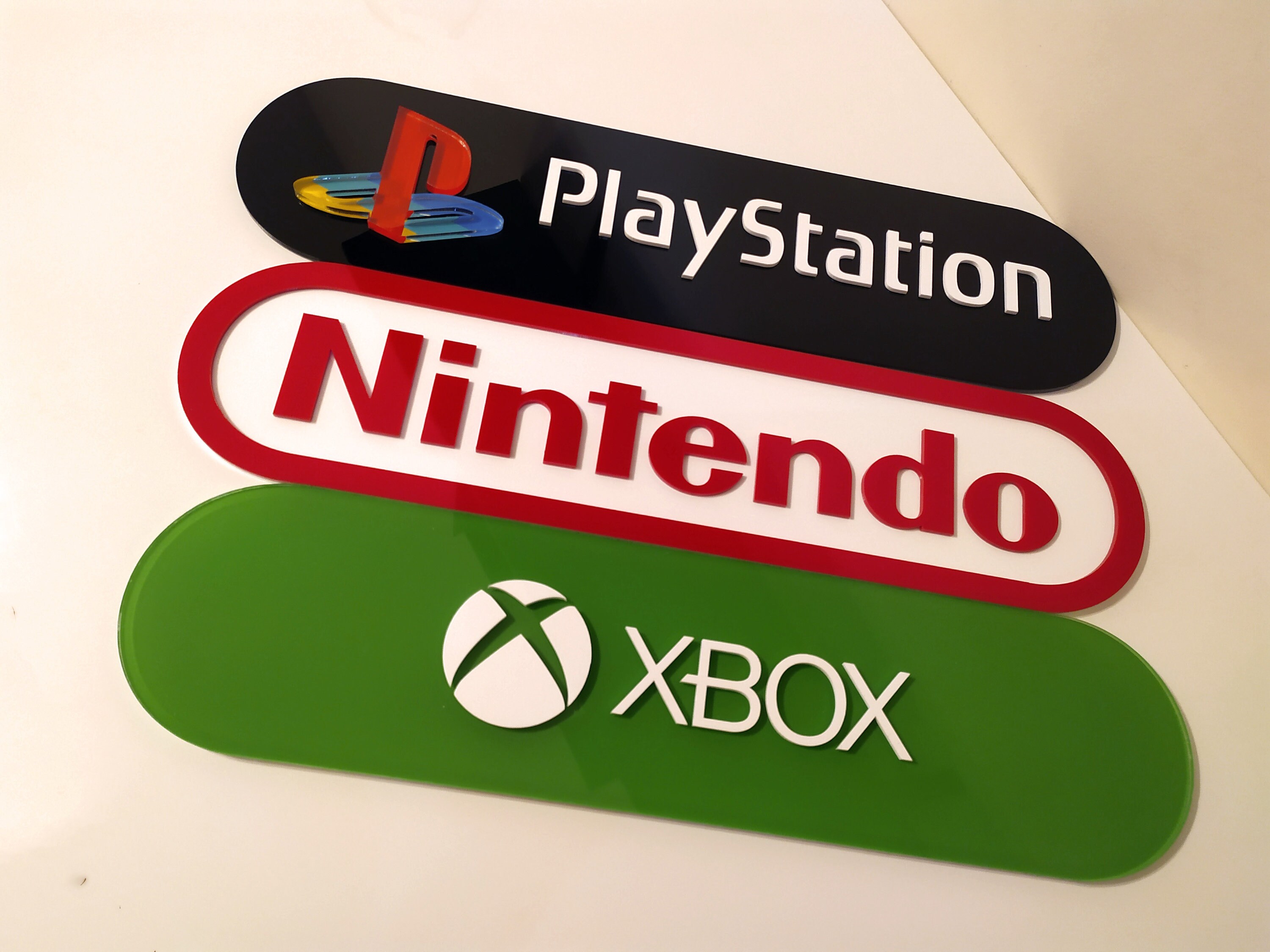 Sony PlayStation decoration classic color logo PSX shelf Etsy