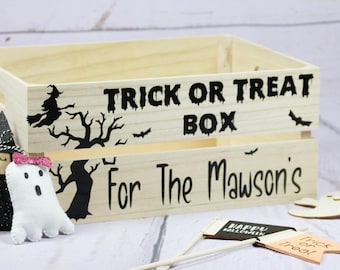 Crate - Halloween Crate | Halloween Gift | Halloween Treat Box | Personalised Halloween box | Trick or Treat crate