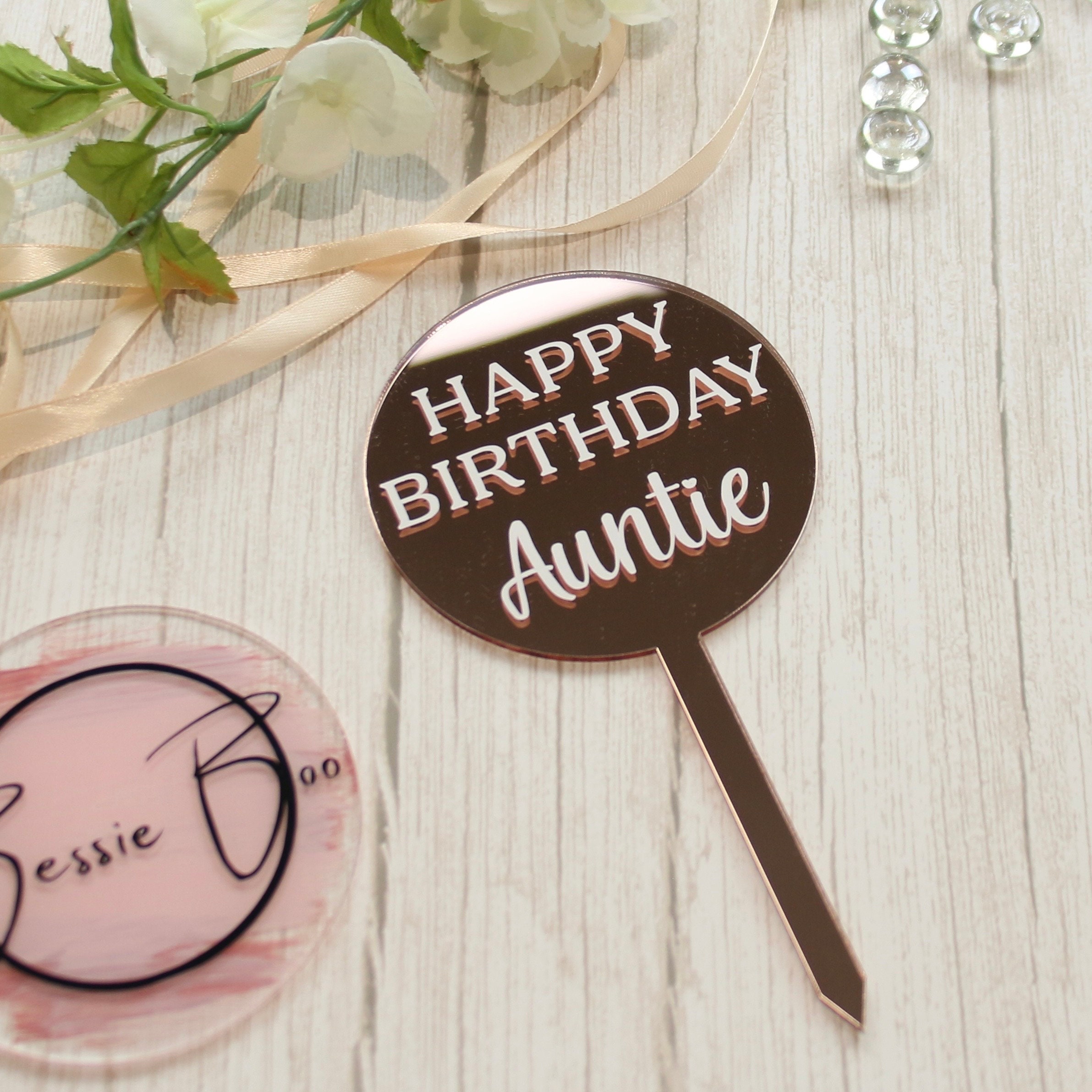 Personalised Cake Topper | Acrylic Cake Topper | Birthday | Baby Shower | Wedding | Christmas | Cake Decoration
