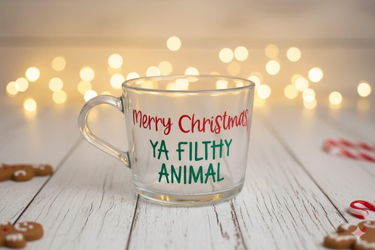 Christmas Mug | Home Alone | Merry Christmas ya Filthy Animal
