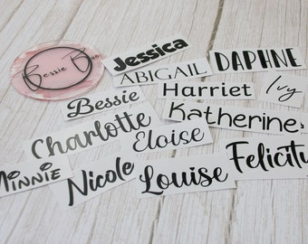 Name Labels | Vinyl Stickers | Storage Labels | Kitchen Pantry | Laundry | Bathroom | Bedroom | School | Office | Personalised Gift |