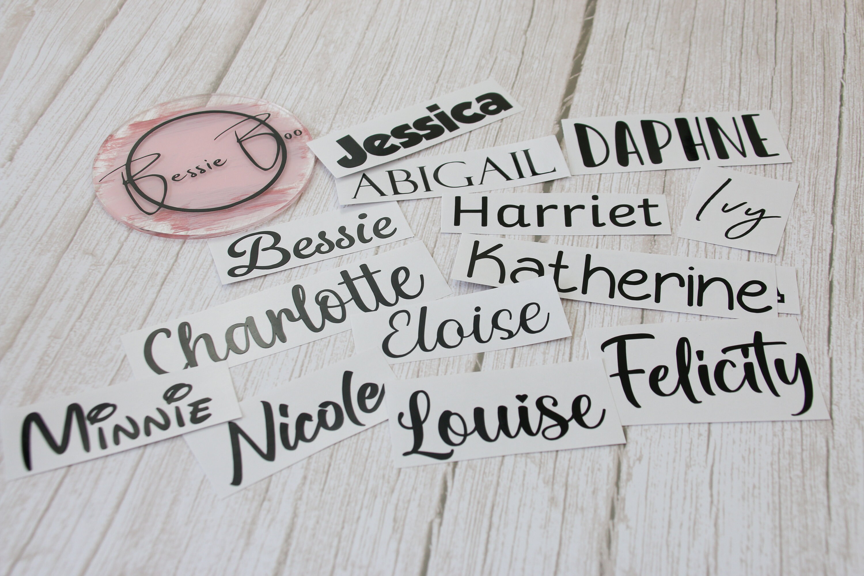 Name Labels | Vinyl Stickers | Storage Labels | Kitchen Pantry | Laundry | Bathroom | Bedroom | School | Office | Personalised Gift |