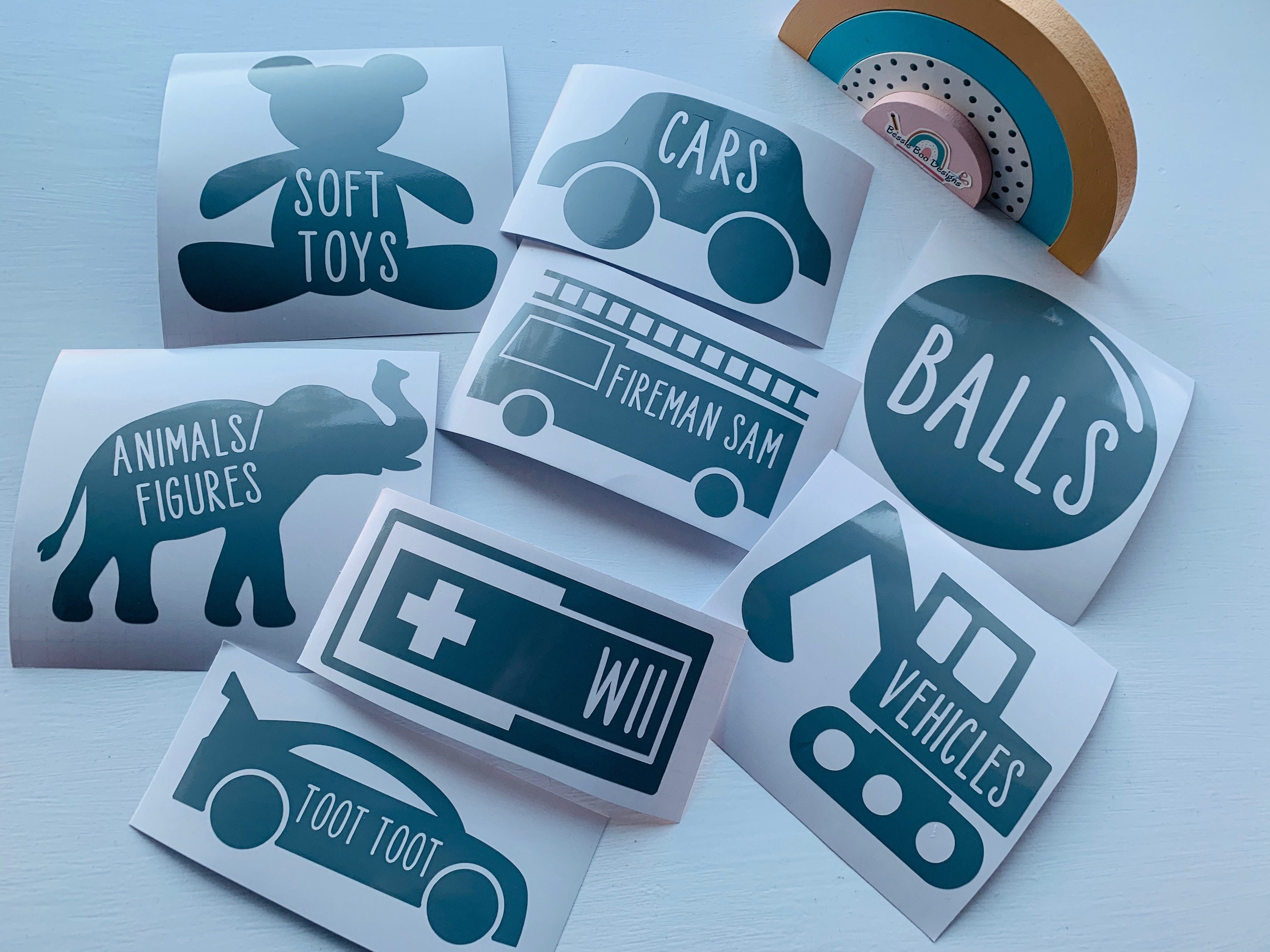 Toy Storage Decals Toy Storage Labels Selfadhesive Etsy UK