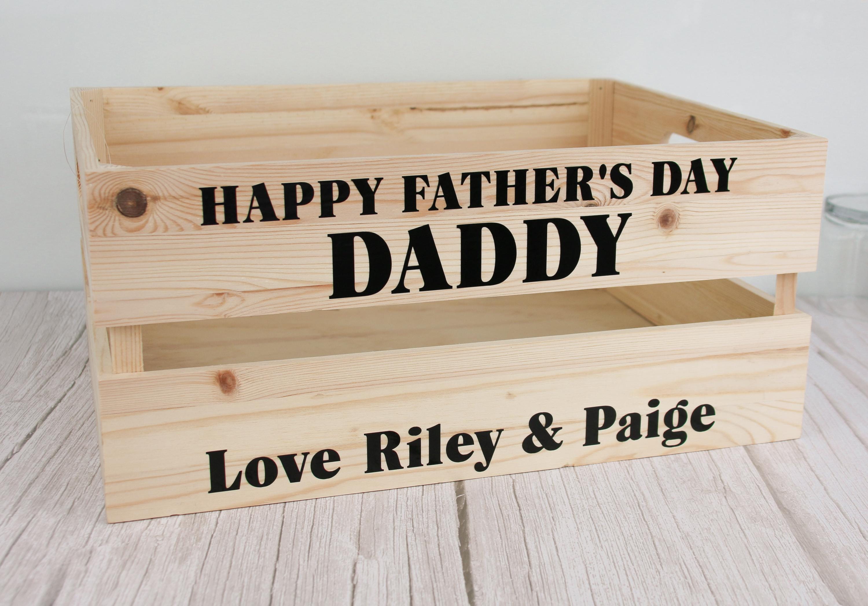 Crate - Happy Fathers Day Crate | Dad’s Treat Box | Gifts for Daddy | Fathers Day Gift | Birthday Gift | Gifts for Grandad