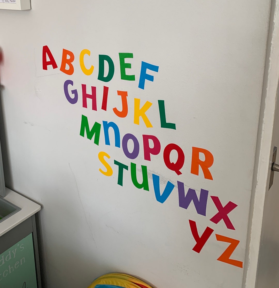 Wall Decor | Play Room Wall Decals | Alphabet Wall Stickers | Kids ...
