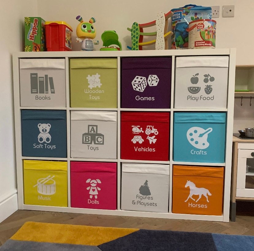Toy Storage Decals Toy Labels SelfAdhesive Personalised Etsy