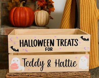 Crate - Halloween Crate | Halloween Gift | Halloween Treat Box | Personalised Halloween box | Trick or Treat crate
