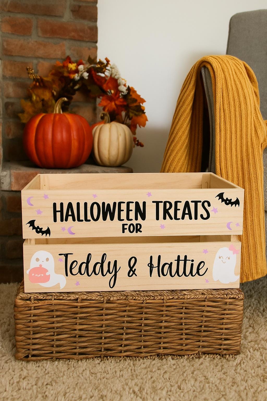Crate - Halloween Crate | Halloween Gift | Halloween Treat Box | Personalised Halloween box | Trick or Treat crate