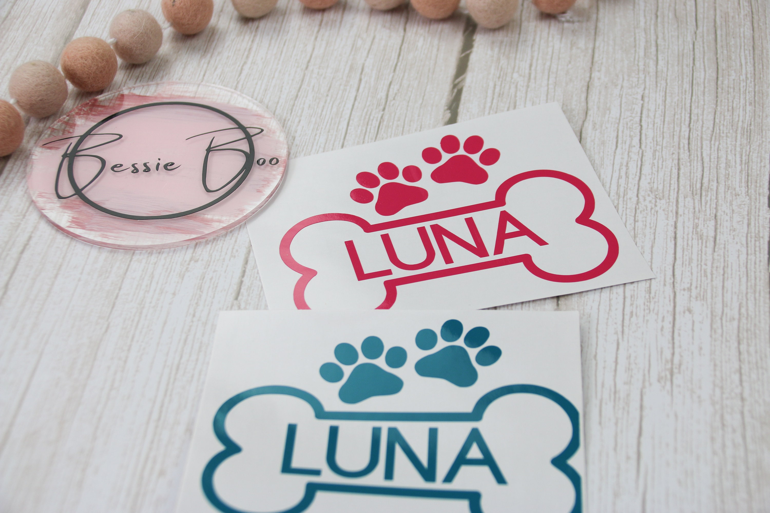 Pets - Dog Treats Label | Dog Treats Decal | Dog Food Label | Pet labels| Custom Made Vinyl Labels | Self-Adhesive Personalised Labels