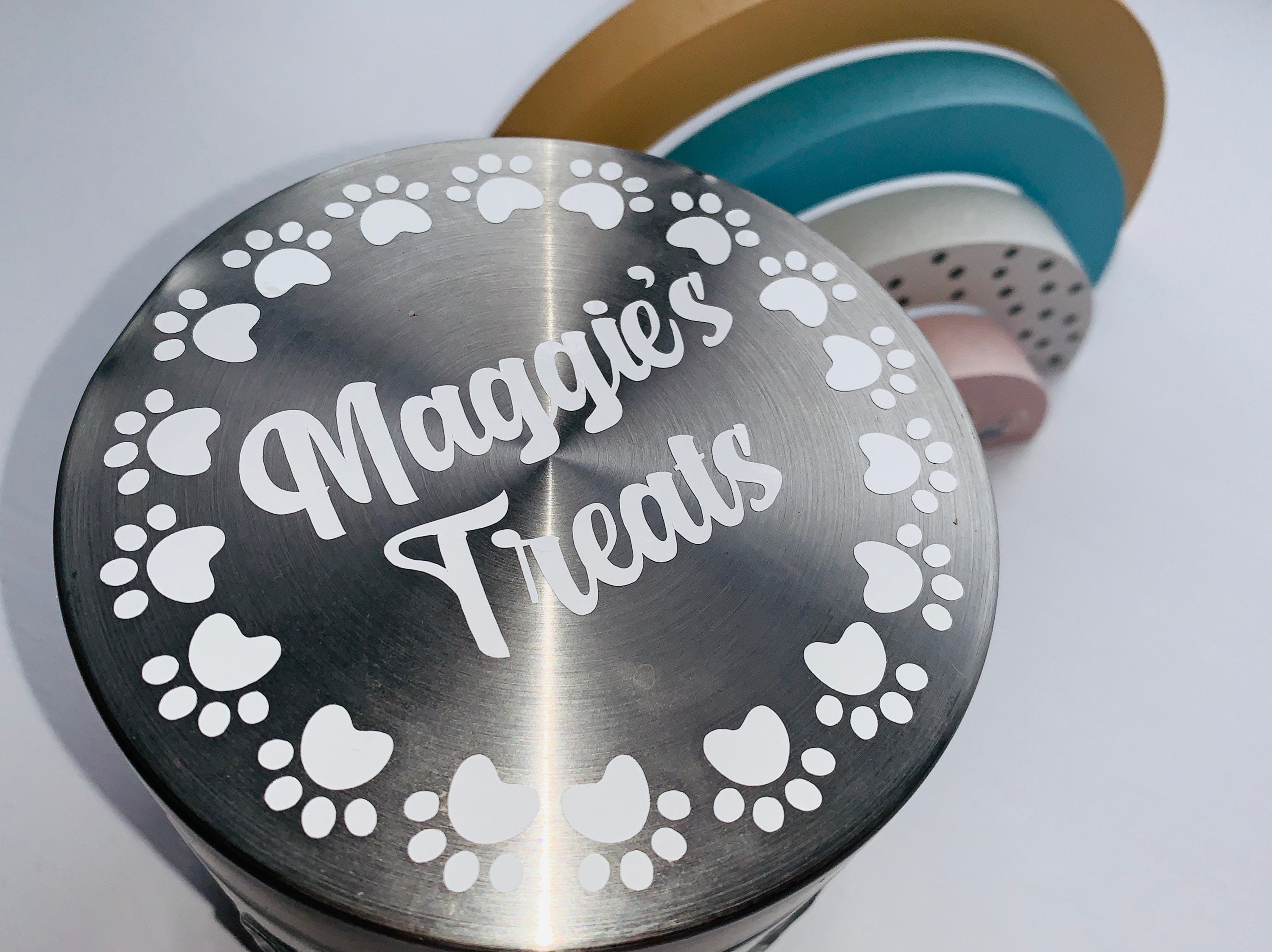 Dog Treats Labels Dog Treats Decal Dog Food Label Pet Etsy UK