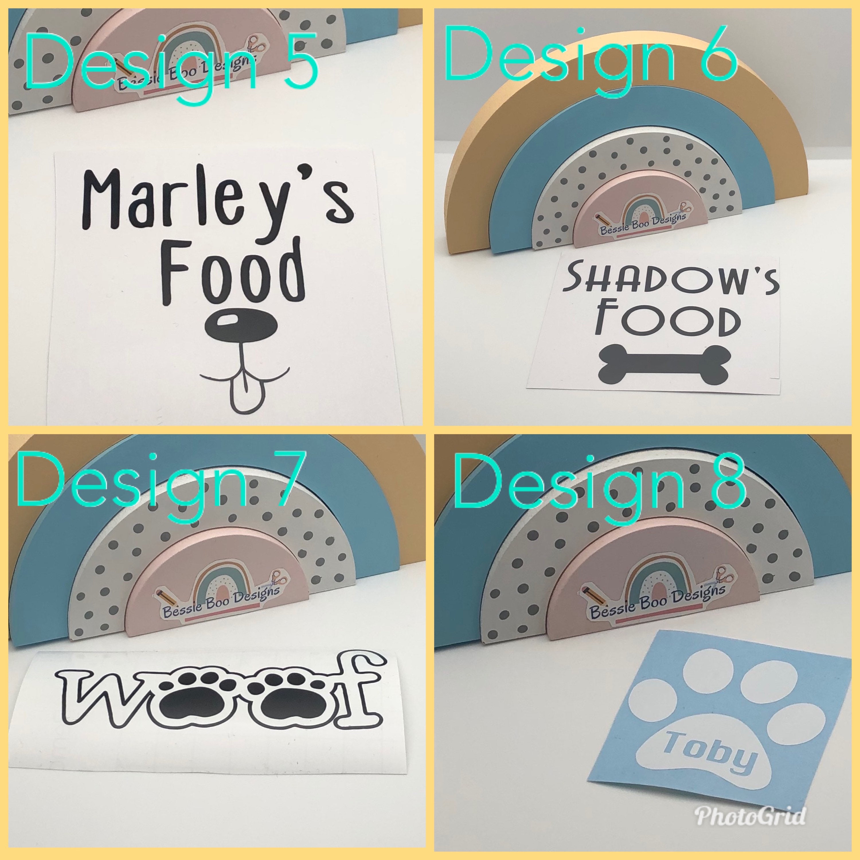 Dog Treats Labels Dog Treats Decal Dog Food Label Pet Etsy UK