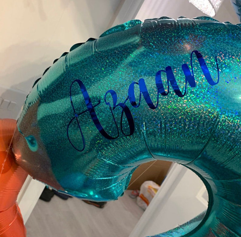 Balloon Labels Birthday Balloon Decal Balloon Stickers Etsy