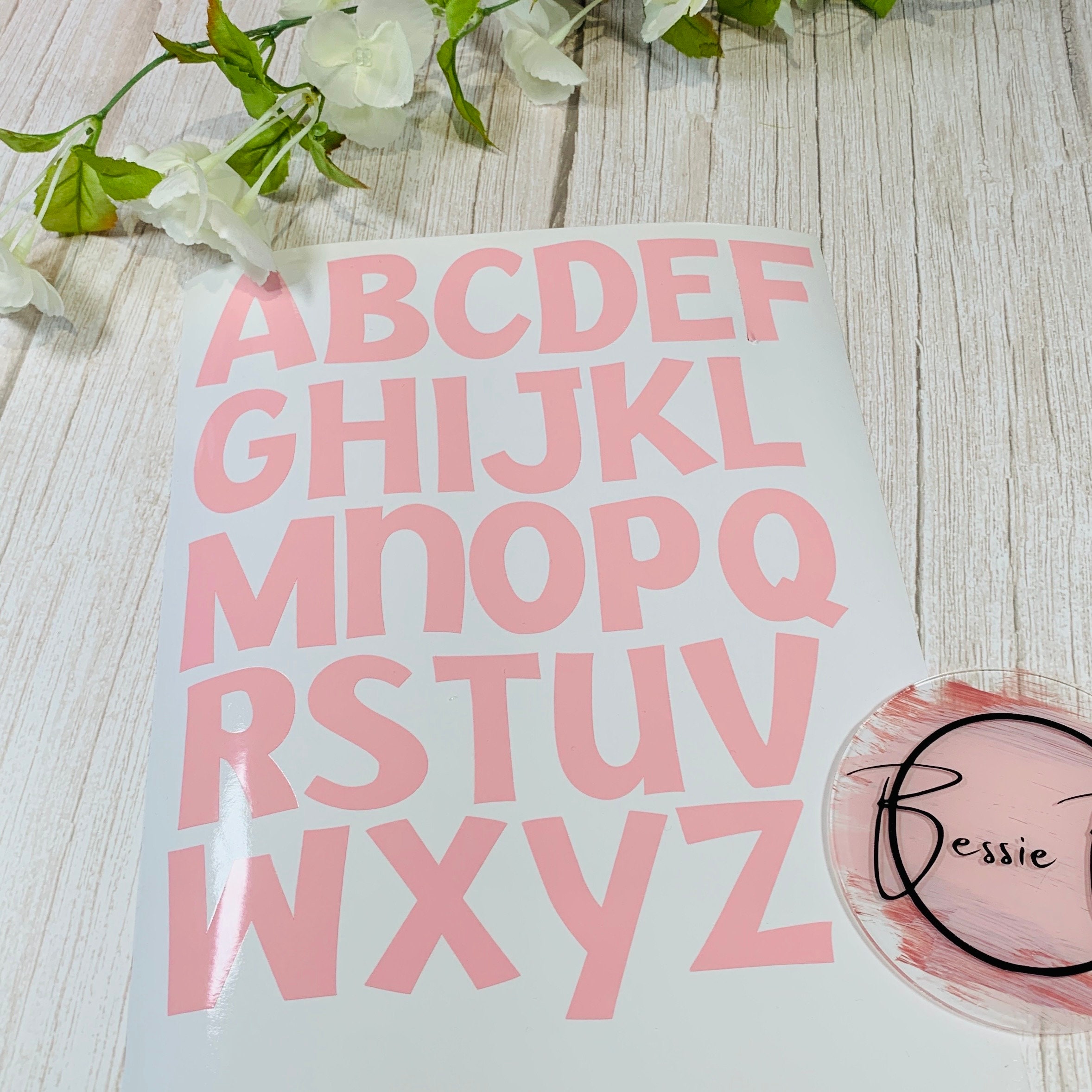 Wall Decor | Play Room Wall Decals | Alphabet Wall Stickers | Kids Bedroom Wall Art | Rainbow Custom Made Wall Decals | Self-Adhesive Vinyl