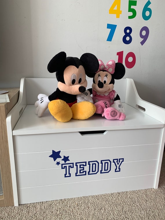Custom toy box with name best sale