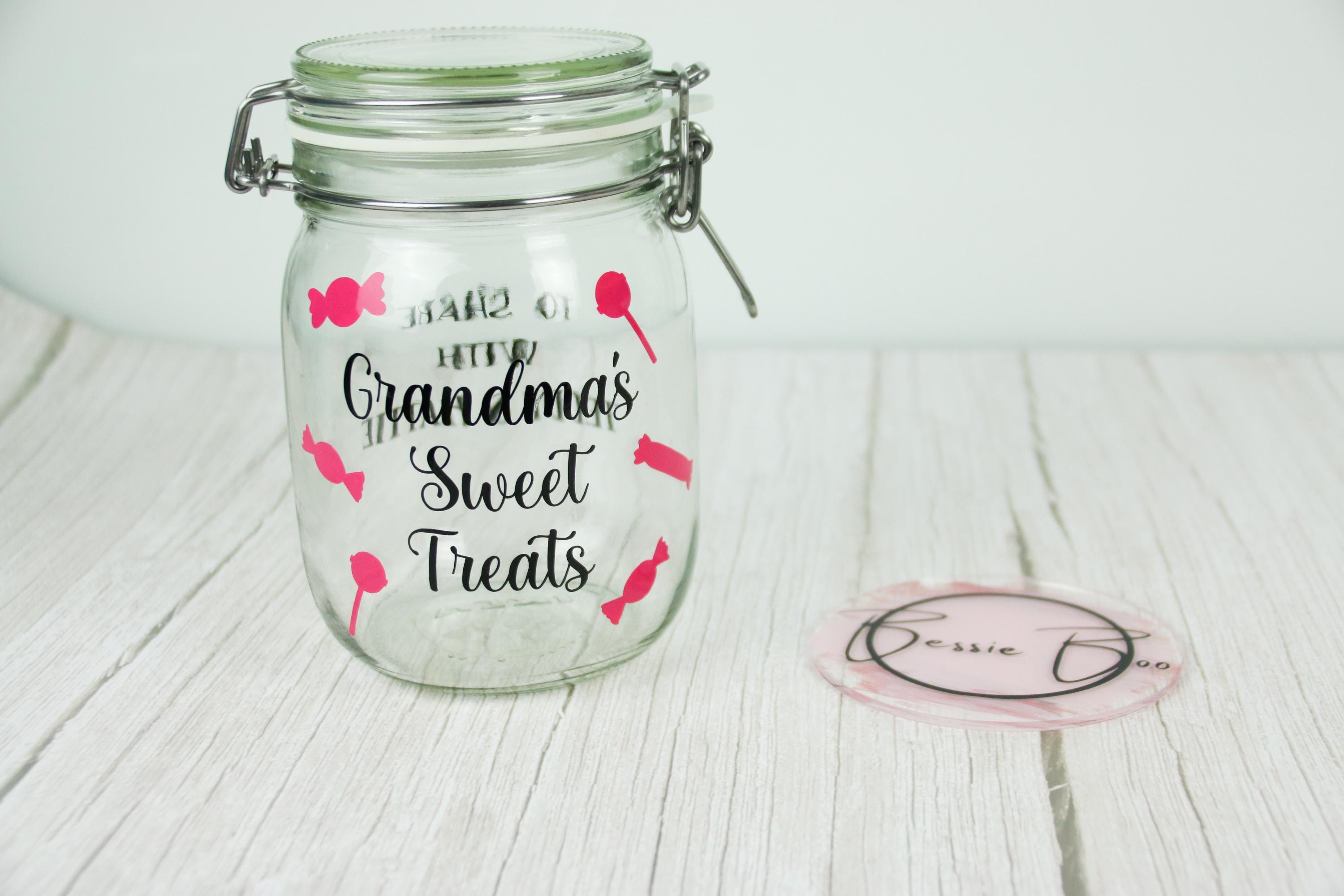 Gift Ideas - Personalised Sweer Jar | Sweetie Jar | Snack Jar | personalised Gifts | Gifts for grandparents | Gifts for him | Gifts for Her