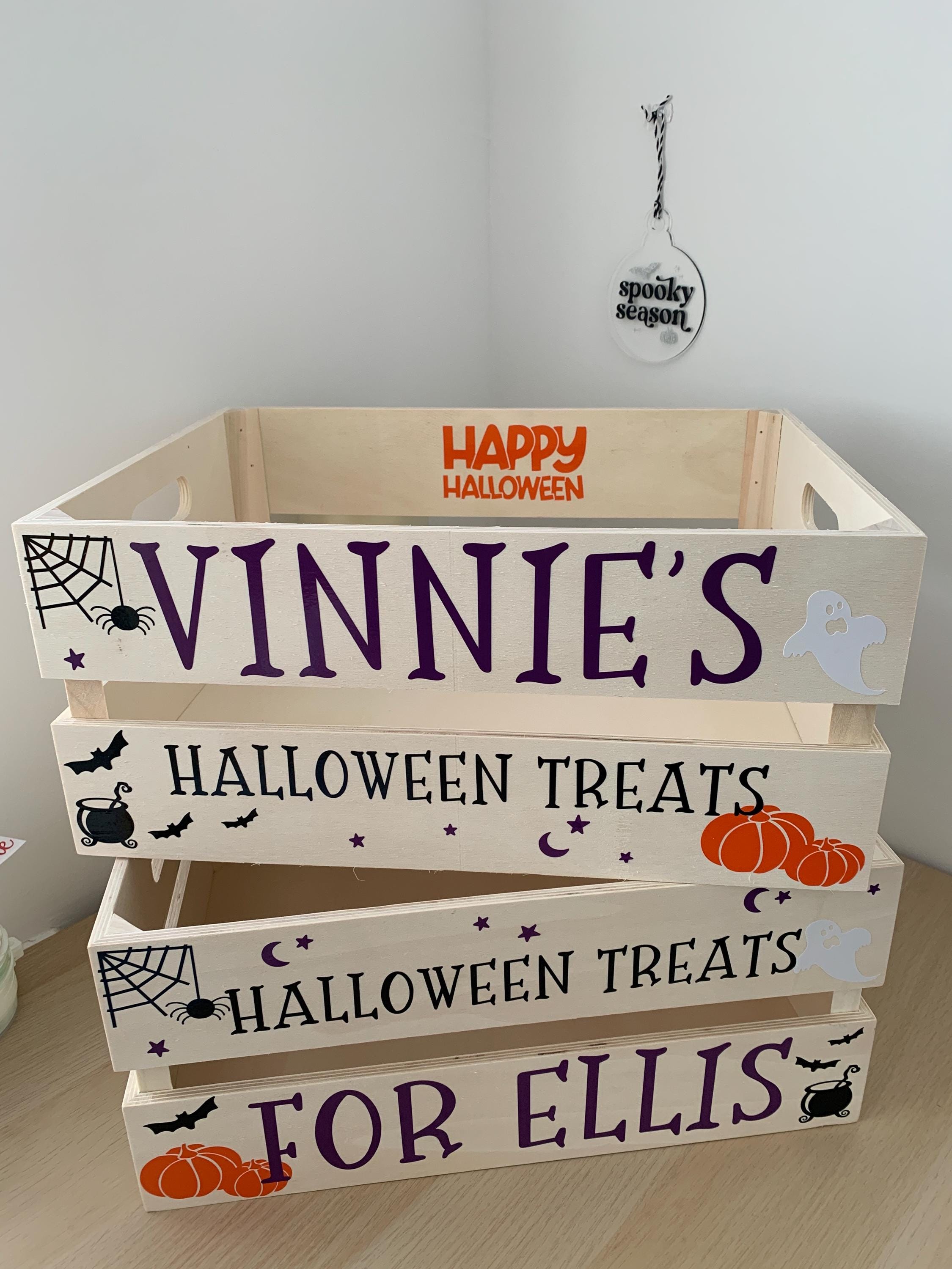 Crate - Halloween Crate | Halloween Gift | Halloween Treat Box | Personalised Halloween box | Trick or Treat crate