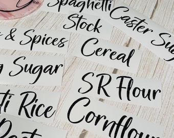 Self-Adhesive Vinyl Decals | Vinyl Stickers | Water Bottle labels | Back to School | School | Office | Name Labels
