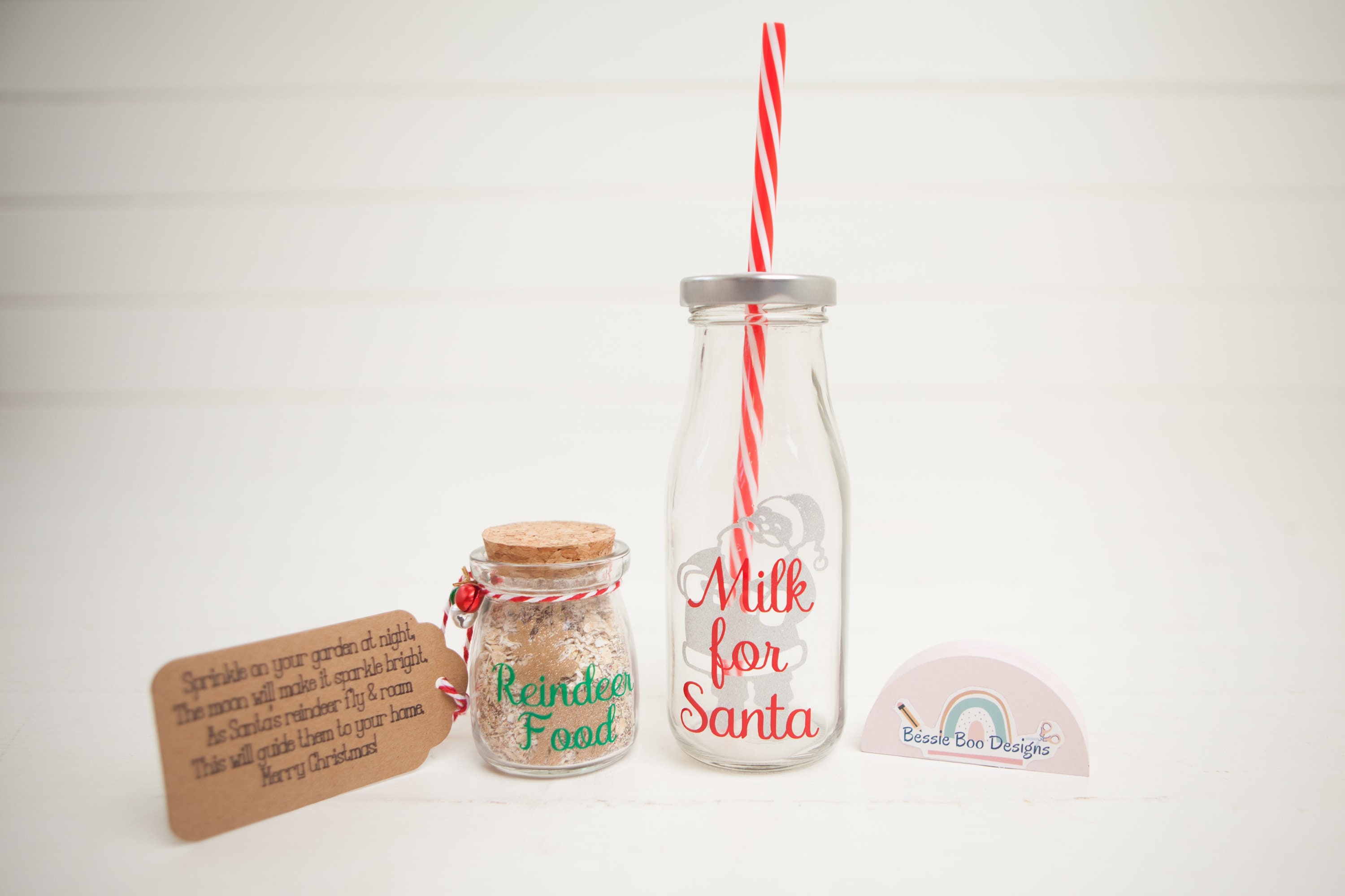 Gift Ideas - Christmas Reindeer Food | Milk for Santa | Santa’s Magic Key | Christmas Eve Box Gifts | Christmas Eve Box fillers