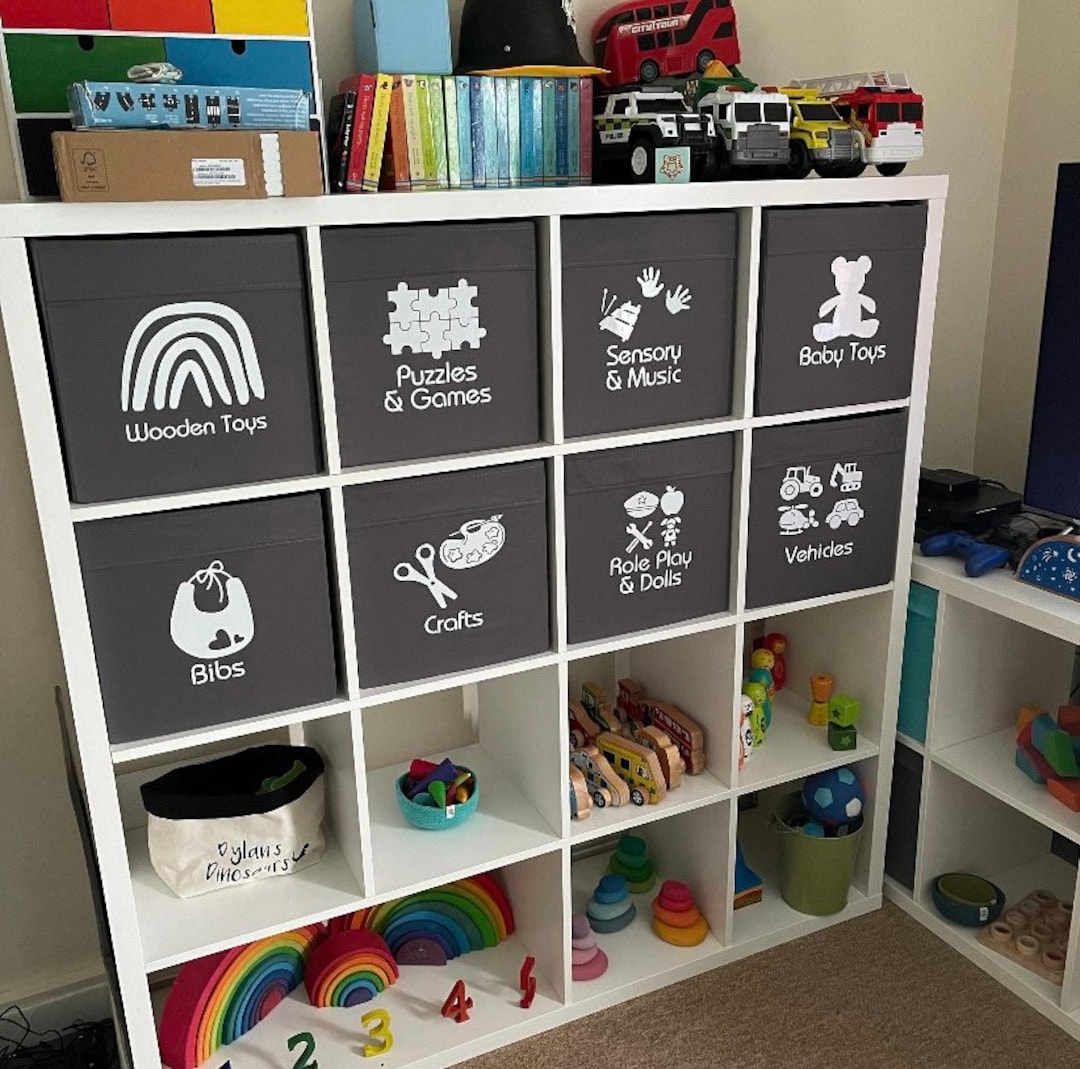 Toy Storage Decals Toy Labels Selfadhesive Personalised Decals