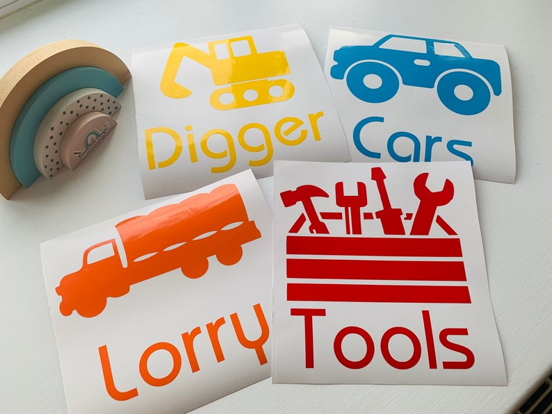 Toy Storage Decals Toy Labels Selfadhesive Personalised Etsy UK