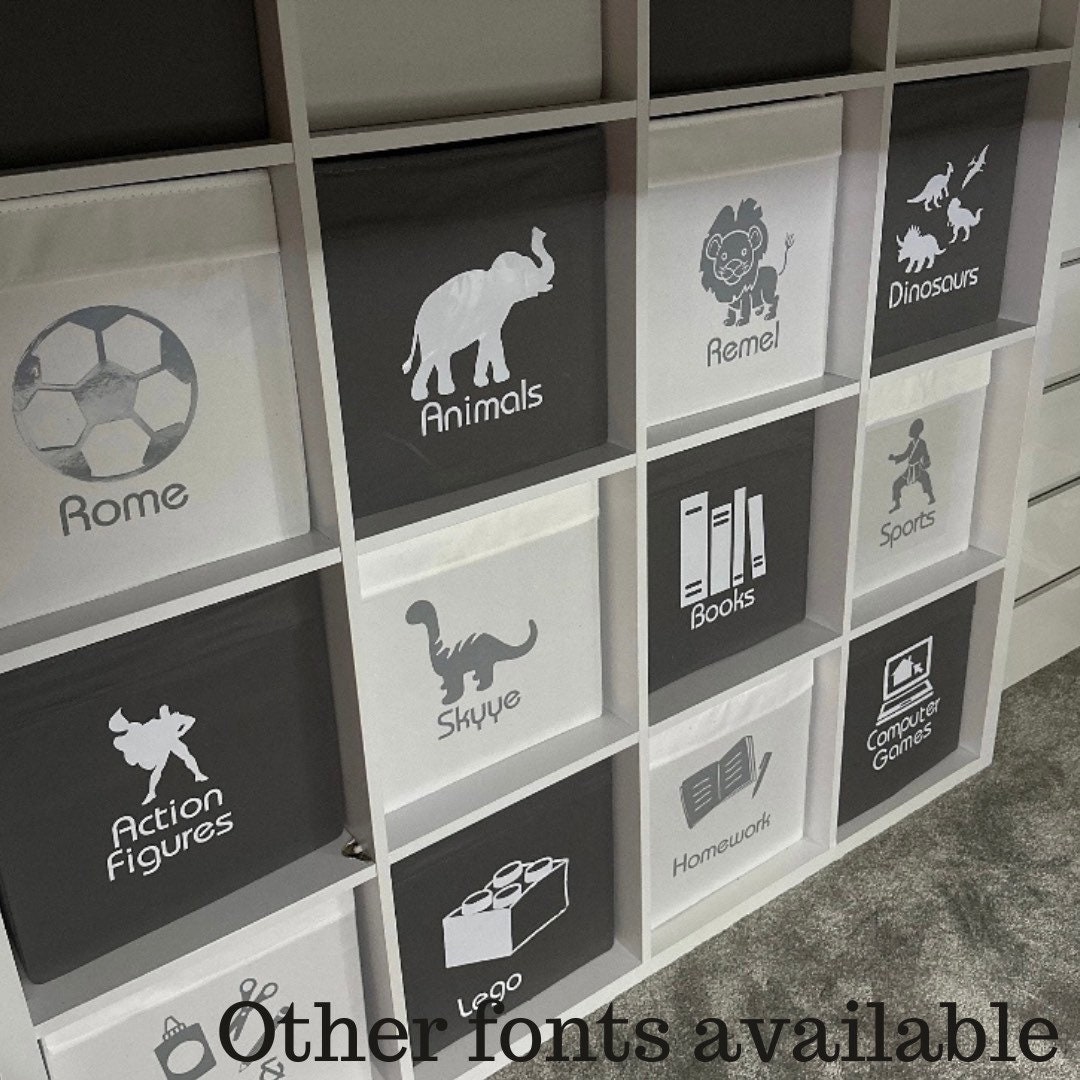 Toy Storage Decals Toy Labels Selfadhesive Personalised Etsy UK