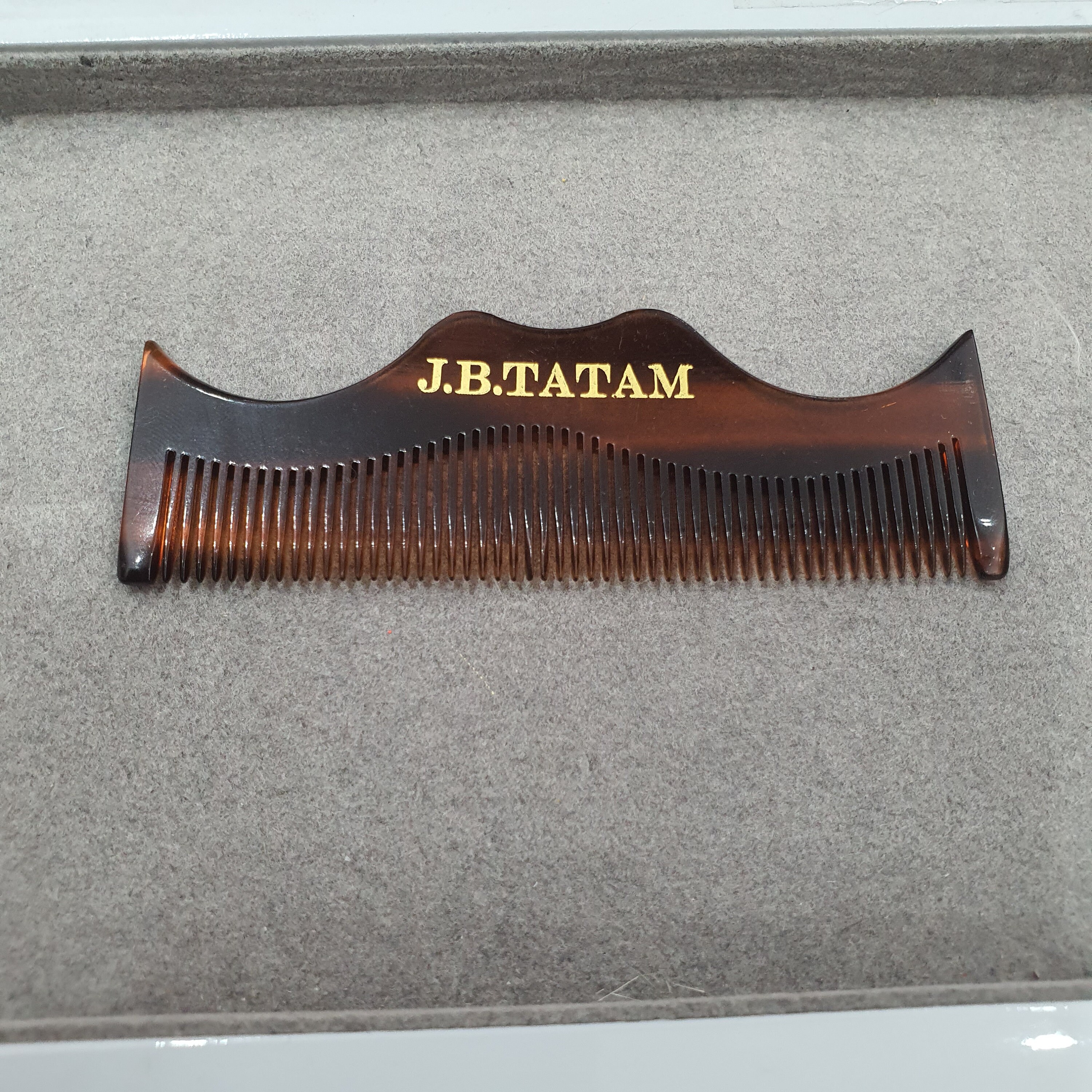 Pocket Size Moustache Shaped Comb, for Beard and Moustache in Brown and Black Colour Etsy