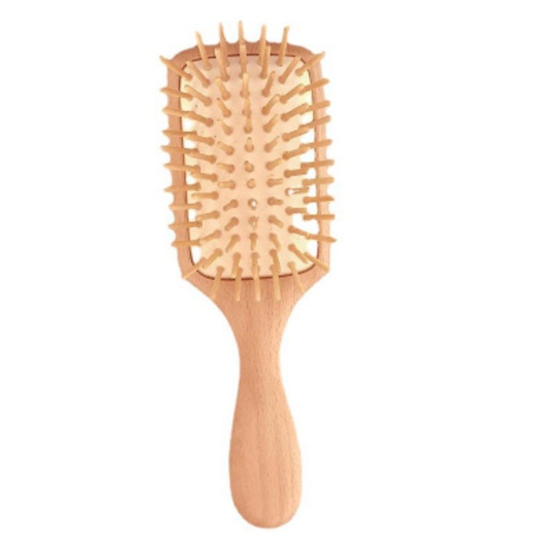 Mini Wooden Hair Brush , Ecofriendly Wood Hair Brush Travel Size Etsy