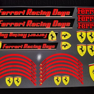 Xiaomi Mijia M365 essential / Pro / Pro 2 electric scooter reflective stickers kit Scuderia Ferrari Racing Days