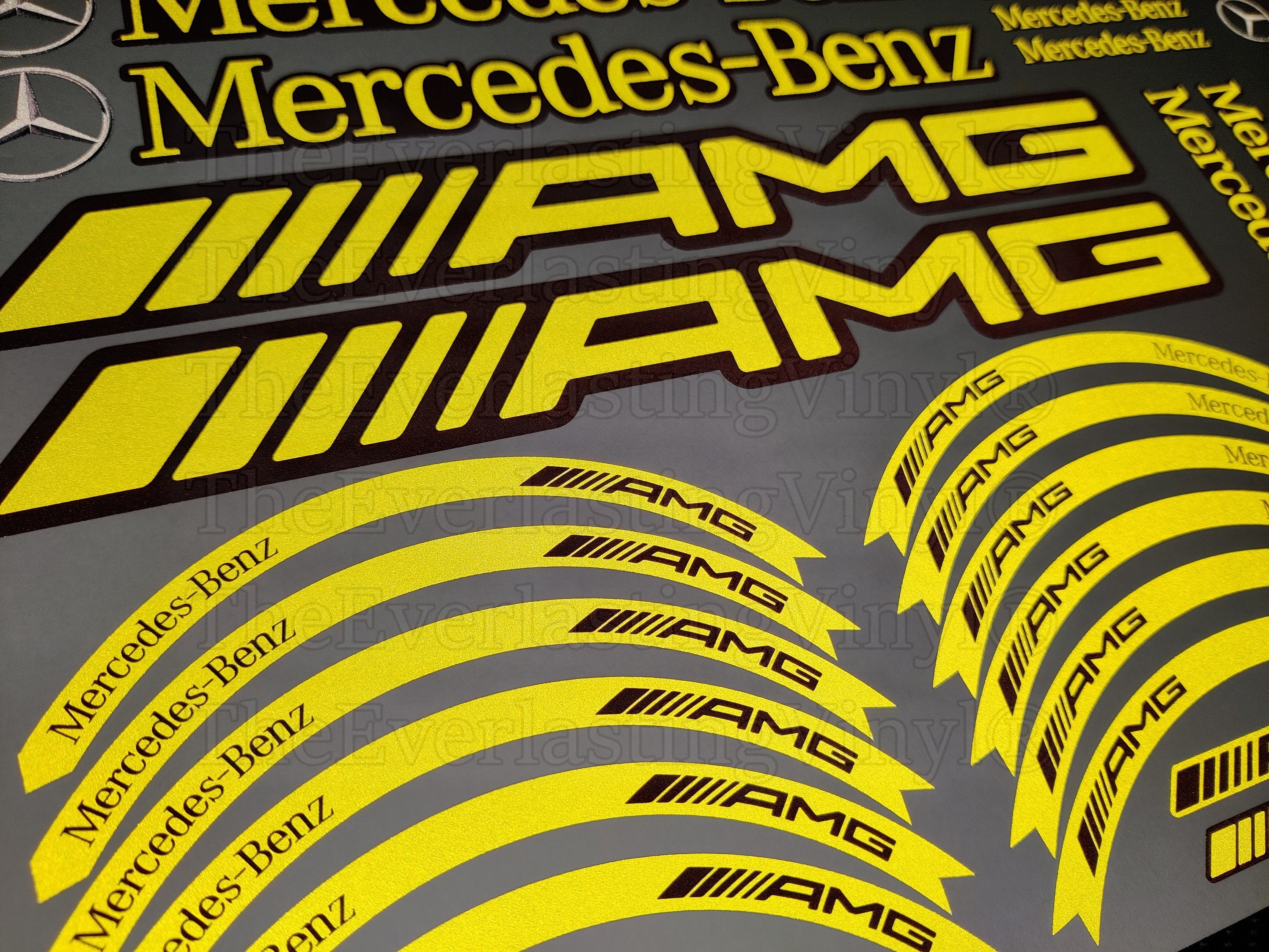 Stickers Réfléchissants AMG Mercedes Pour Scooter Xiaomi Ninebot Segway – Kit Déco