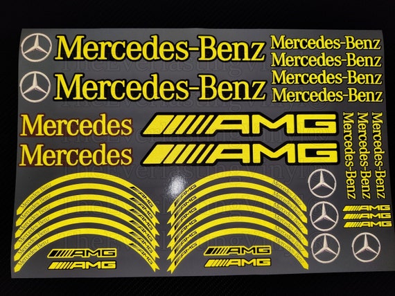 Kit d'autocollants réfléchissants Mercedes-Benz AMG